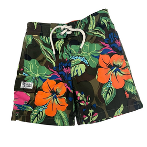 Tropical Floral Boys Polo Ralph Lauren Swim Shorts 3T